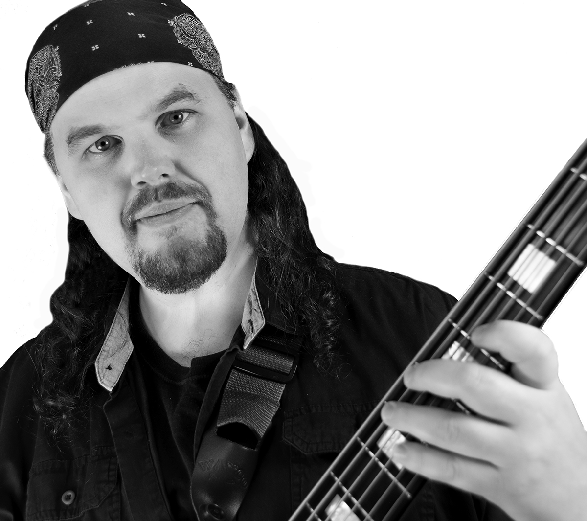 James Michael House playing bass